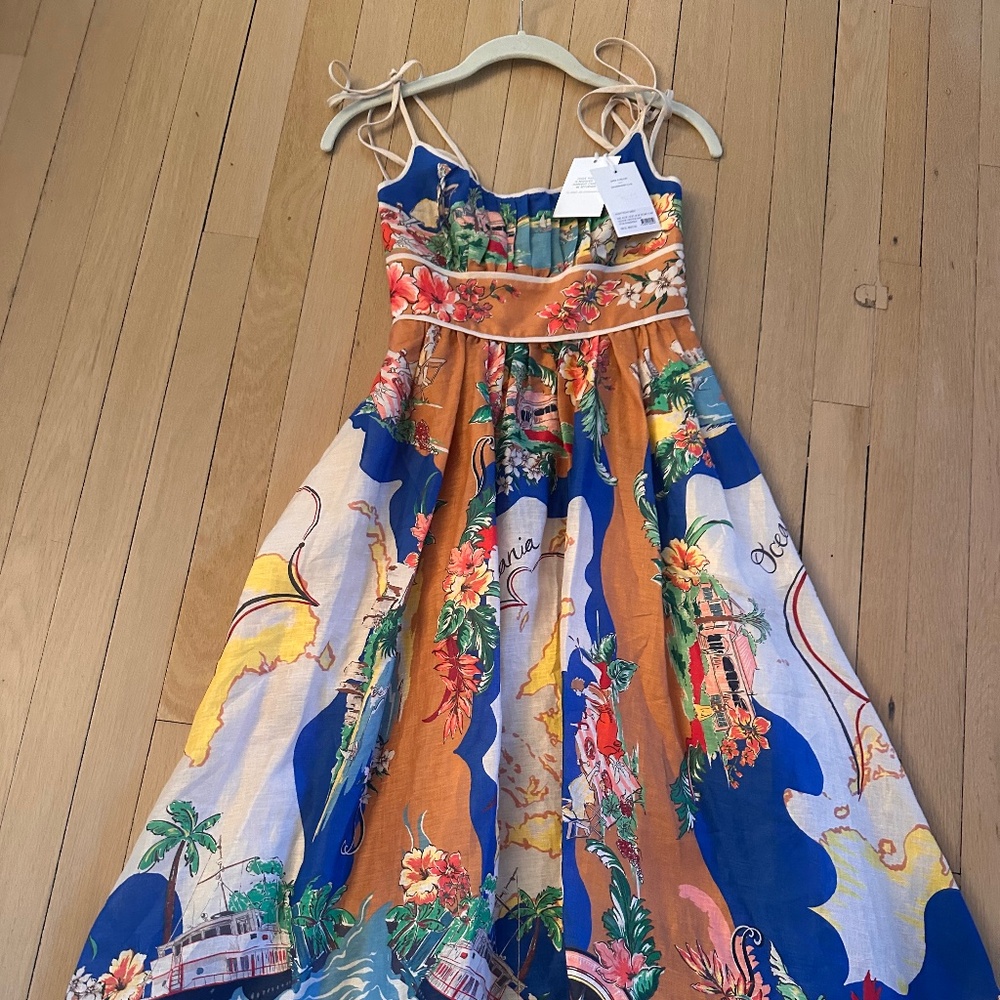 Zimmermann Alright Picnic Dress size OP US 2